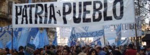 BANDERA PATRIA Y PUEBLO