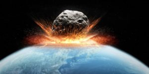 Asteroid impact, artwork